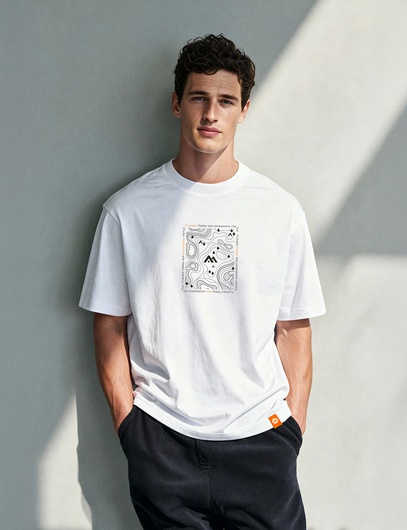 Футболка свободного силуэта Alexika Футболка Alexika Координаты счастья