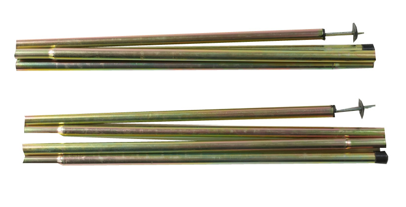Набор стальных стоек 1,6х240 см. Alexika Steel poles set 1,6x240cm